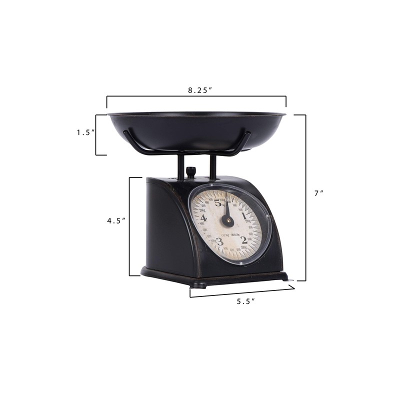 Creative Co-Op Antique Black Metal Scale