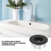 Sink Overflow Cover, Sink Overflow Ring, Universal Round Kitchen Sink