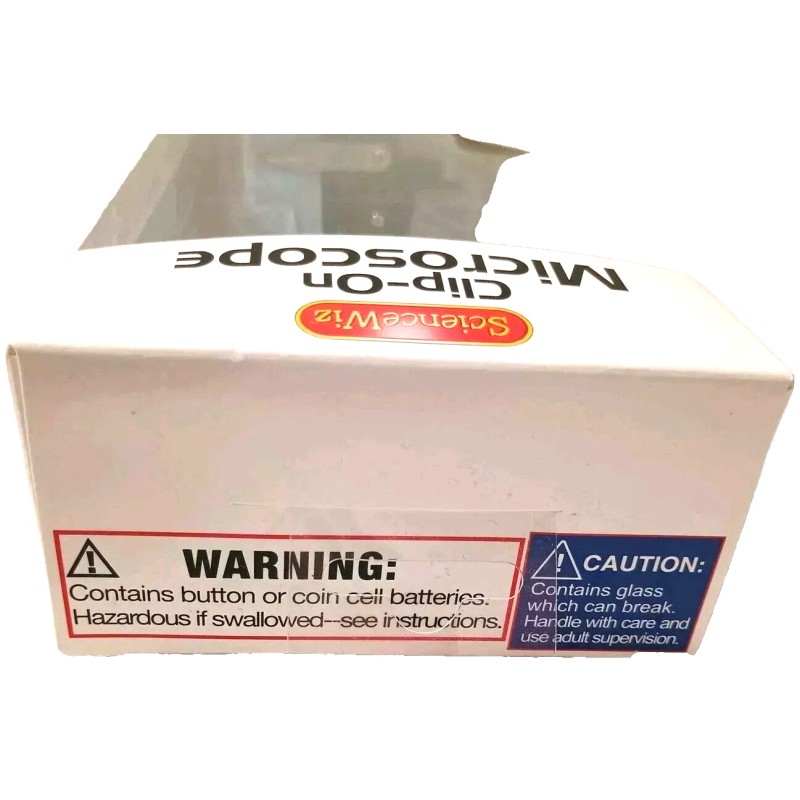 ScienceWiz Clip-On Microscope High Performance Microscope Convert Mobile device