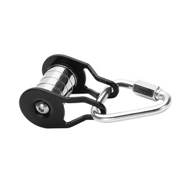 VOANZO Slider Zipline Kit for Teen, Zip Pulley Pulley Monkey Bar Can Be Attached to Any Slack-line, Teen's Slackli ne Zipline Kit Outdoor Backyard Zip