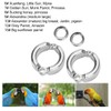 EVTSCAN Bird Foot Ring, 10Pcs Bird Parrots Leg Ring Outdoor