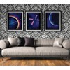 Artemis Watercolor Set of 3 Moon Mission Plan Rocket Launch