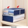 Astro 131-34 Clothes Storage Box, Set of 2, Navy Non-woven
