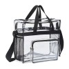 NPOLAR Clear Lunch Bag - Durable PVC Plastic See Through