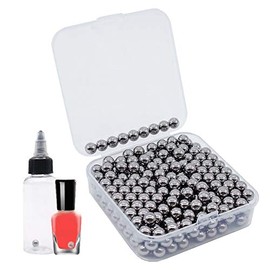 320 pcs Paint Mixing Balls Stainless Steel Mixing Agitator Balls for Mixing Model Paints, 6mm/0.24"
