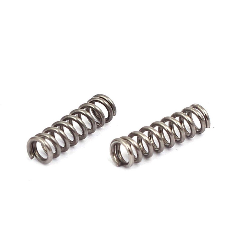 TOP-VIGOR 10Pcs Compression Spring, 3mm OD,0.5mm Wire Size,10mm Free Length