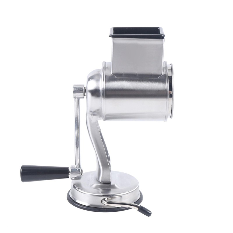 Rotary Cheese Grater Stainless Steel Hand Drum Slicer Crank Vegetable