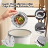 Sink Strainer 3Pcs Stainless Steel Kitchen Sink Plug Fine Mesh