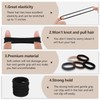 Pack of 120 Hair Bobbles Ponytail Holders Hair Accessories Thin