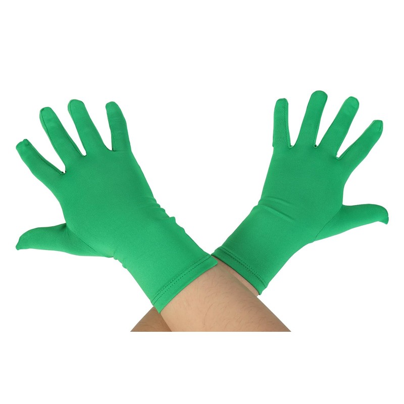Gaoin - Guantes elásticos unisex cortos de elastano de 9.5