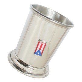 Puerto RICO Mint Julep Cup English Pewter Cockatil or Camping Gift AS42