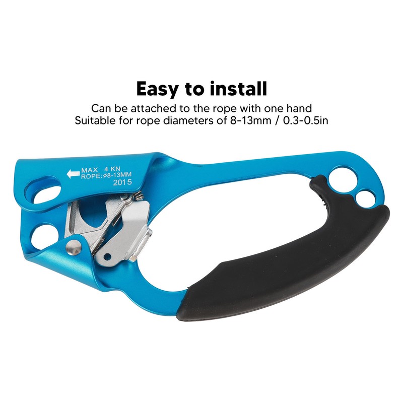 Climbing Hand Ascender Device Ergonomic Comfortable Heat Insulation Left Hand