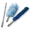 O-Cedar Dual-Action Microfiber Duster Set w/Telescopic Handle | Long, Adjustable