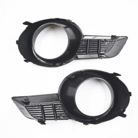 SEBLAFF - Juego de 2 rejillas de repuesto para faros antiniebla para parachoques delantero, lado izquierdo y derecho, para Highlander 2008 2009 2010