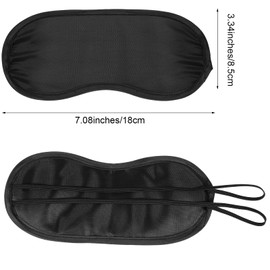 Sleep Mask, 12 PCS Eye Mask for Side Sleeper Soft Breathable Blackout Eye Cover with Adjustable Straps for Travel Blindfold Meditation Nap Women Men Kids Party Supply