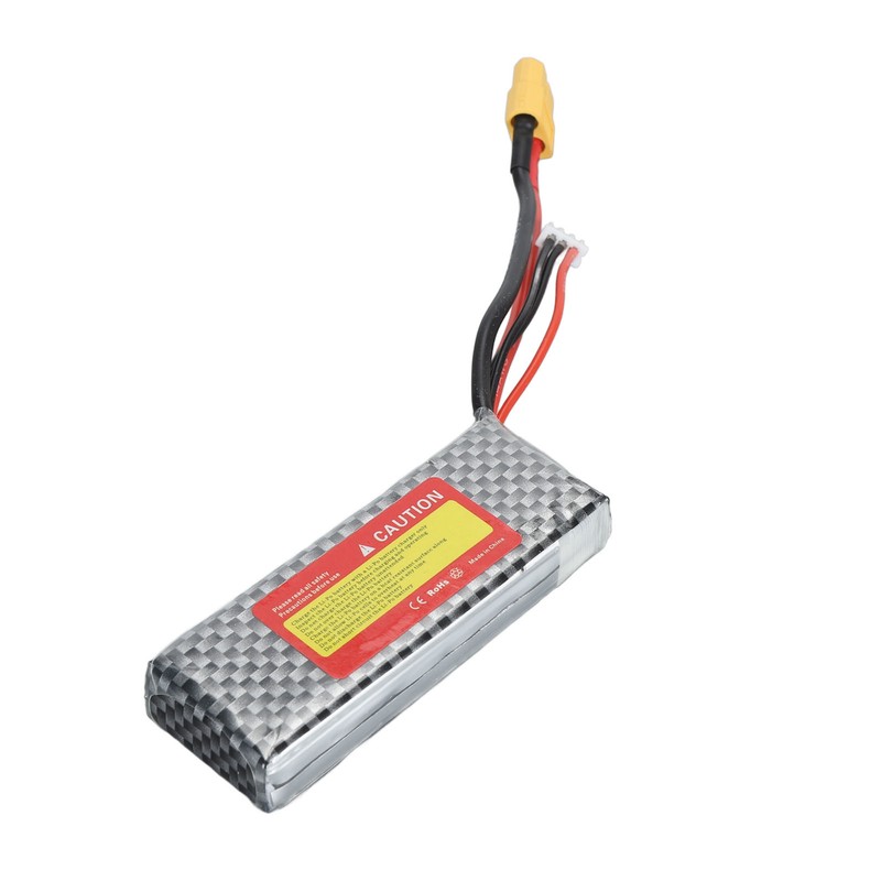 7.4V 1800mAh 3s 25C Battery With XT60 Plug Lightweight Lithium