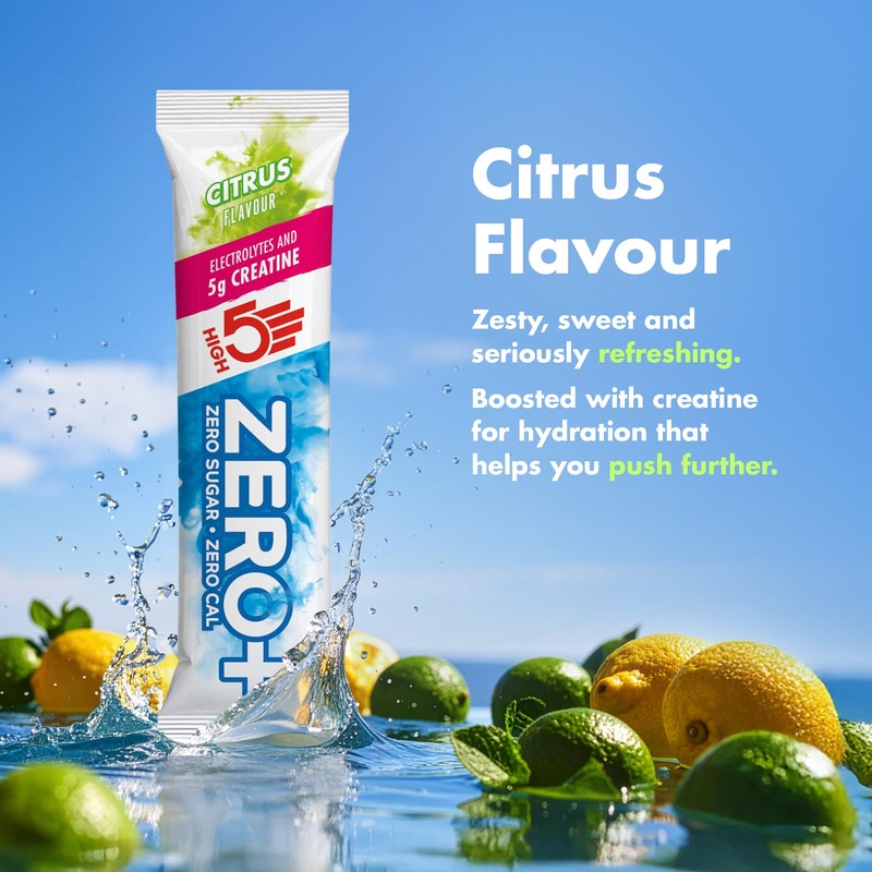 HIGH5 Zero+ Creatine & Electrolytes Hydration Sachets - Sugar Free