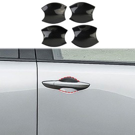 crosselec Carbon Fiber Door Handles Trim Cover Accessories for 2022-2025 Acura MDX (Handle Bowl Trim)