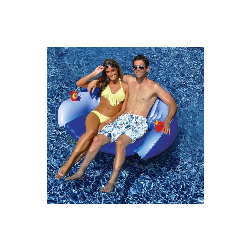 SOLSTICE Inflatable Pool Lounger Float for Relaxation – Raft for