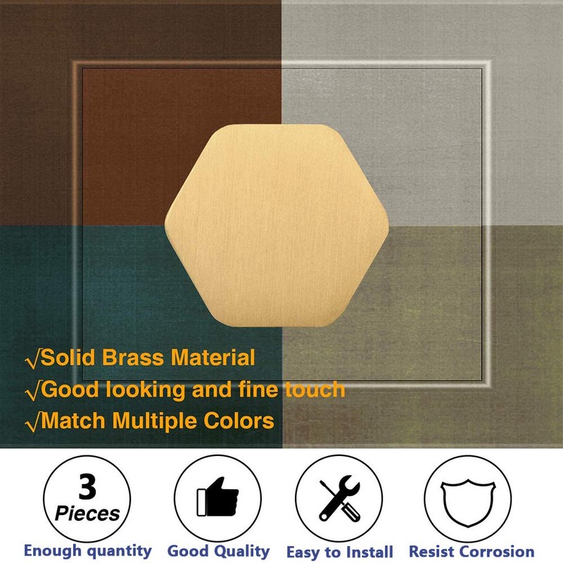 IME Drawer Knobs, Brass Cabinet Door Knobs Furniture Cupboard Pull