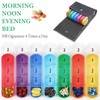 Jasenna Pill Organizer,Weekly Travel Pill Case Box Medication Reminder Daily