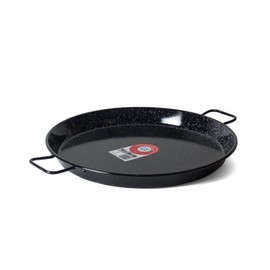 Garcima 16-Inch Enameled Steel Paella Pan, 40cm