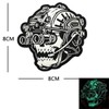 2 PCS AliPlus Skull Night Vision Goggles Patch Luminous Patch