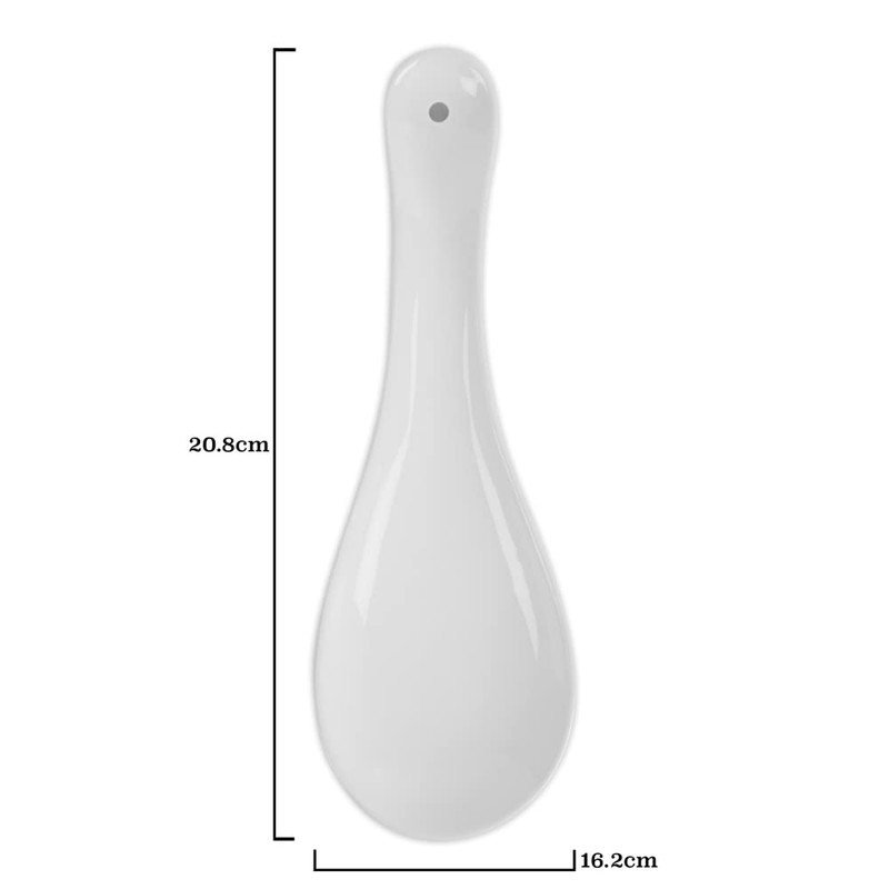 apollo THE HOUSEWARES BRAND Apollo Spoon Rest, Multi-Colour, 8x23x3, Ceramic