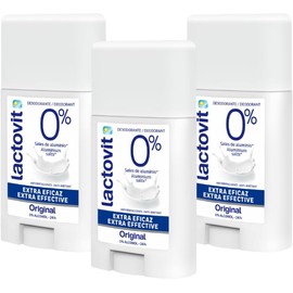 Desodorante barra Lactovit Original 3x60 ml – 24 h de protección natural