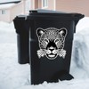 Extra Large 460mm 'Leopard Face' Permanent Sticker Decal for Cars/Windows/Bins/Walls