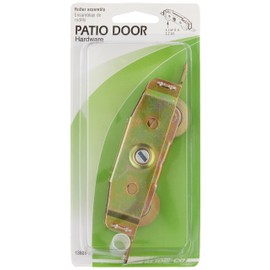 Slide-Co 13808-S Sliding Patio Door Roller Assembly, 1-1/4 inch Wheel Diameter, Steel Ball Bearing Wheels