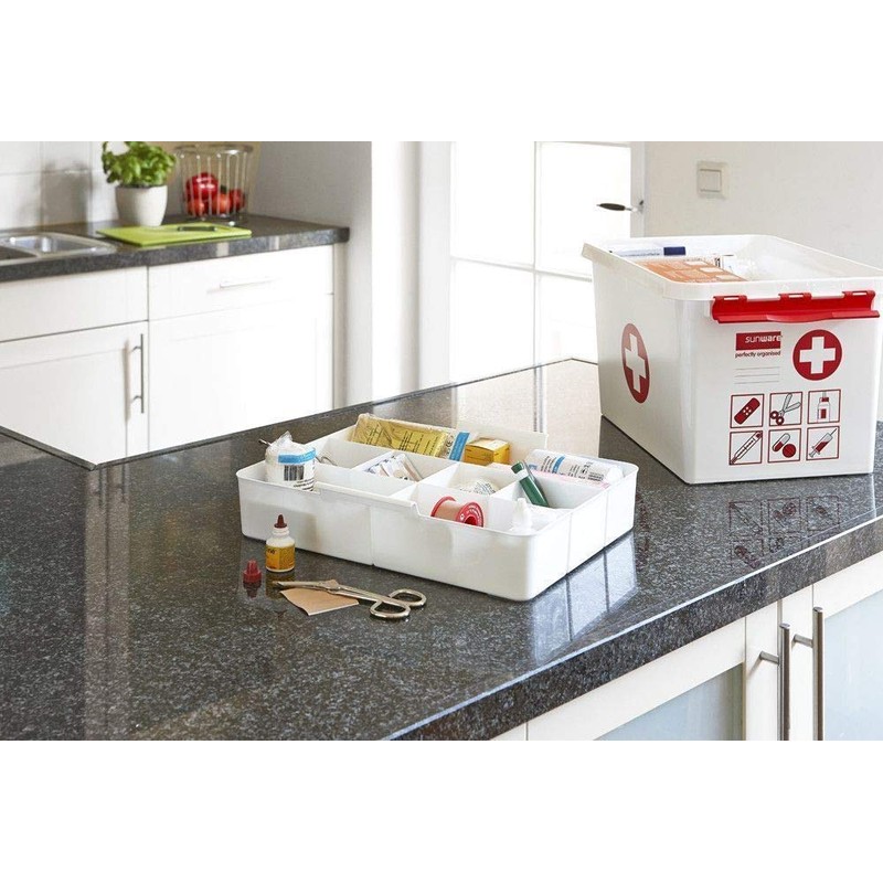 Sunware Aufbewahrungsbox für Erste Pflege, 9 l