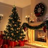 ZDNT Christmas Tree Topper, Gold Christmas Tree Topper, Plastic, Christmas