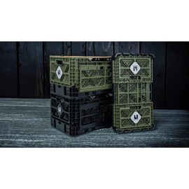 T-90 Crate (2 pack ) w/One Wooden Lid - Outstandards large T-90 Crate! - Color: Green