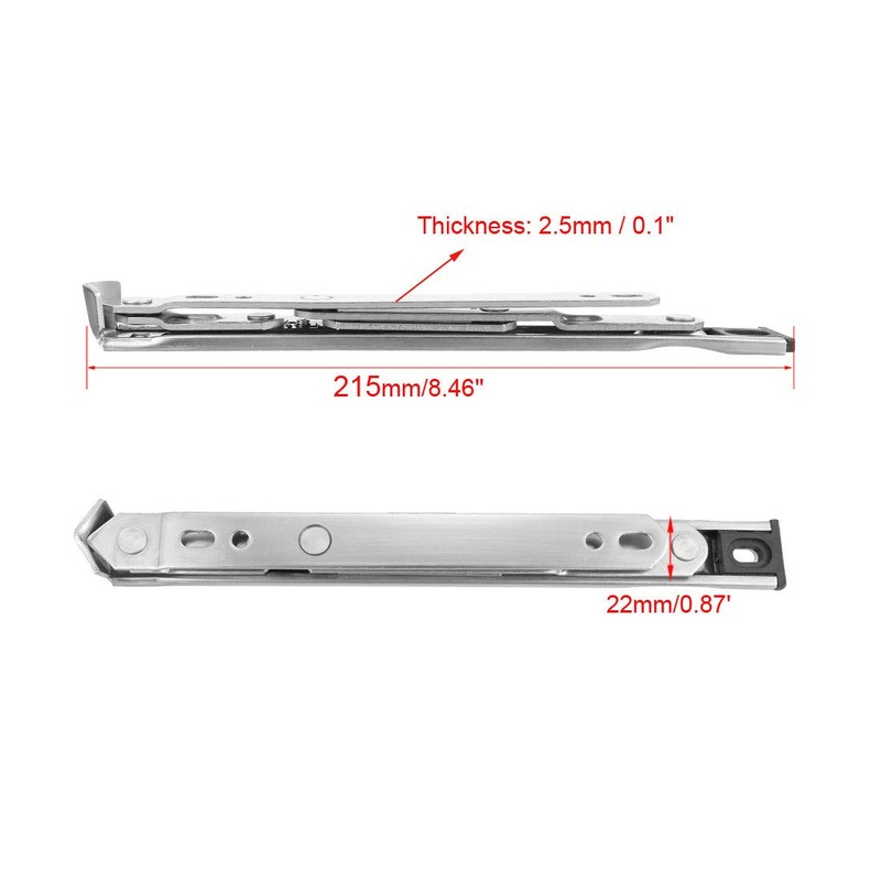 sourcing map 8-Inch Hanging/Casement Window Hinge, 202 Stainless Steel