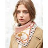 Daks (신세계강남점)핑크 체인프린트 실크 사각스카프 DCSC2F142P2 (Sinsagae Gangnam) Pink Chain