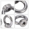 Ring Nut M4 Pack of 12 Ring Eyelets Stainless Steel