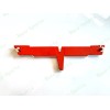AUTO 1PC Chrome Rear Gas Lid Crossed Flag Emblem Badge