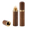 Compact Size Toothpick Holder Elegant Shape Pocket Size Wooden Toothpick