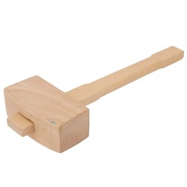Wood Hammer, Wooden Mallet Manual Wood Tapping Woodworking Hand Tool for Professional Carpenter Woodworker (L)