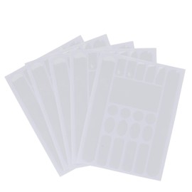 Ehuihuan Pack of 100 Bicycle Stickers, 5 Sets, Frame Protection Film Bicycle Anti-Rub Waterproof, Frame Protection, Paint Protection Film, Bicycle Scratches, Chain Stays Protection for Mountain Bike,