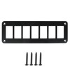 PHITUODA 7 Gang Rocker Switch Panel Housing Holder, Rocker Toggle