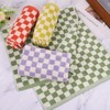 sourcing map 4 Pcs Bathroom Hand Towels Green Soft Absorbent