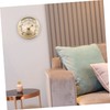 CAXUSD 2pcs Traditional Weather Barometer Metal Barometer Hygrometer Wall-Mounted High