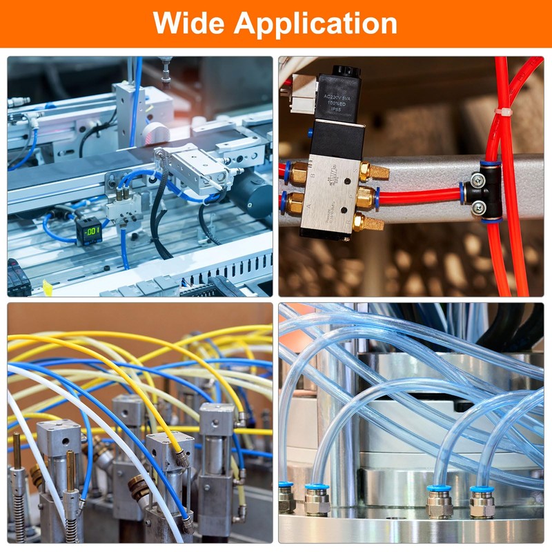 sourcing map Pneumatic Tubing Pipe Pu Hose 12mm OD x