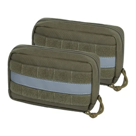 OneTigris Service Dog Vest Harness Saddle Bag Backpack Pouch, Emotional Support, Service Dog in Training,Quality Saddlebag for Tactical Dogs Vests(Ranger Green)