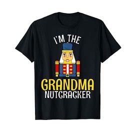 Grandma Nutcracker Costume Matching Family PJs Christmas T-Shirt