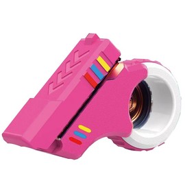 Fidget Gun Fidget Toy Gun Fidget Slider - Stress Relief Activity for 3+ Years Old with ASMR, Relaxation & Sensory Pleasure - Color: Pink