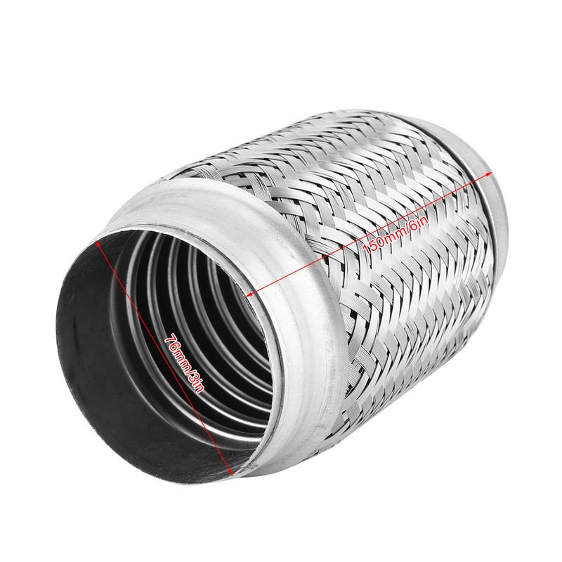Exhaust Flex Tube Bellows Joint Flexible Pipe Stainless Steel Braided