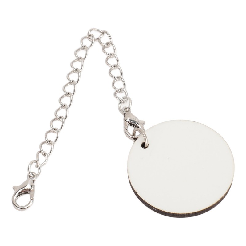72Pcs Sublimation Keychain Blanks Bulk Set Double Sided Round DIY